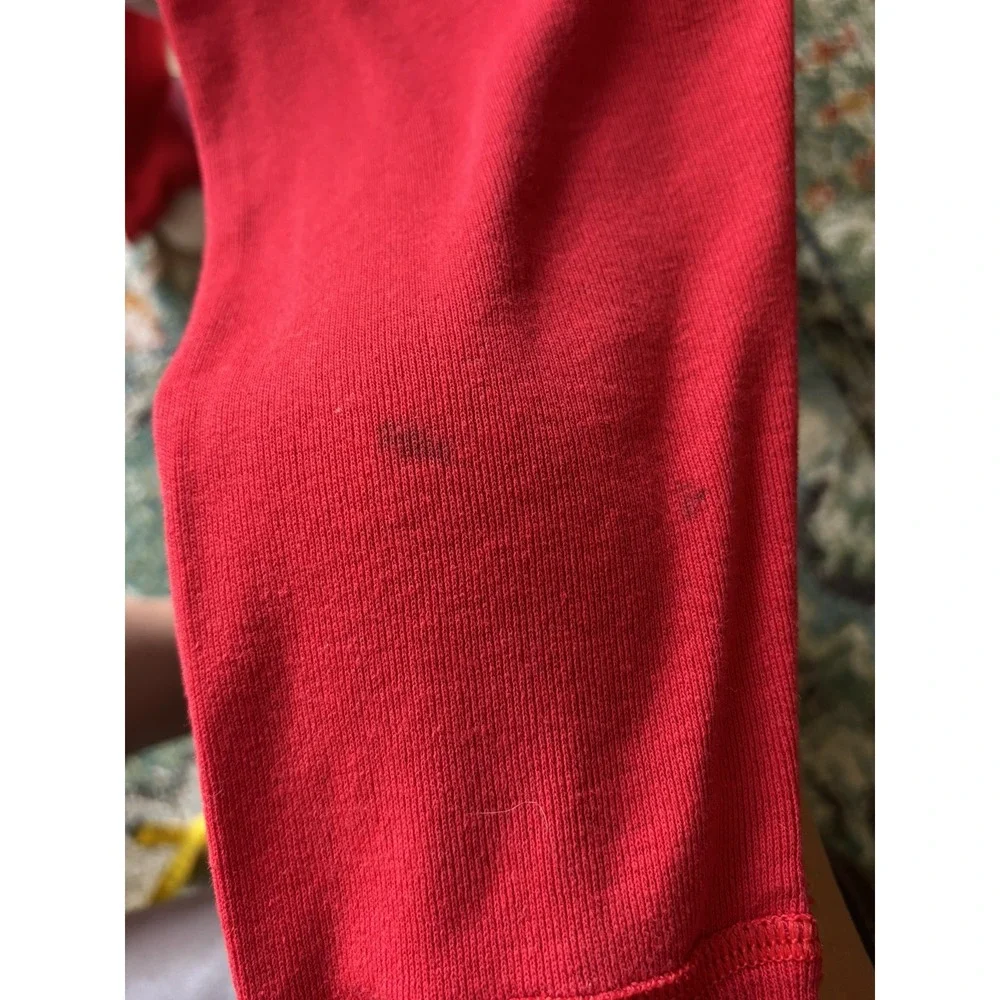 Morgan Mills Mens XL Red Cotton/Polyester Long Sleeve Union Suit Pajamas